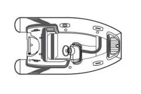 Slide: The Image of Manufacturer Provided Image: Top view of 2020 Walker Bay Generation 340 boat layout. - 11