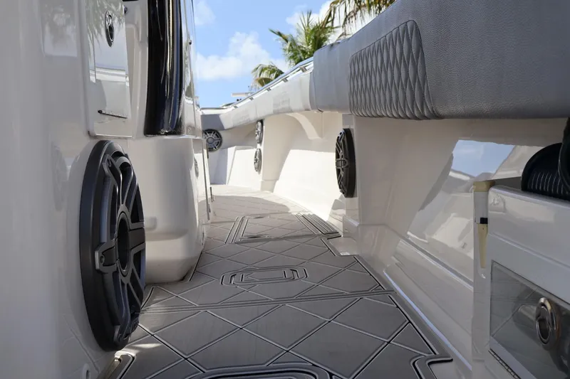 Slide: The Image of 2020 Blackwater 41 Performance Fish boat interior with sleek design and modern features. - 10