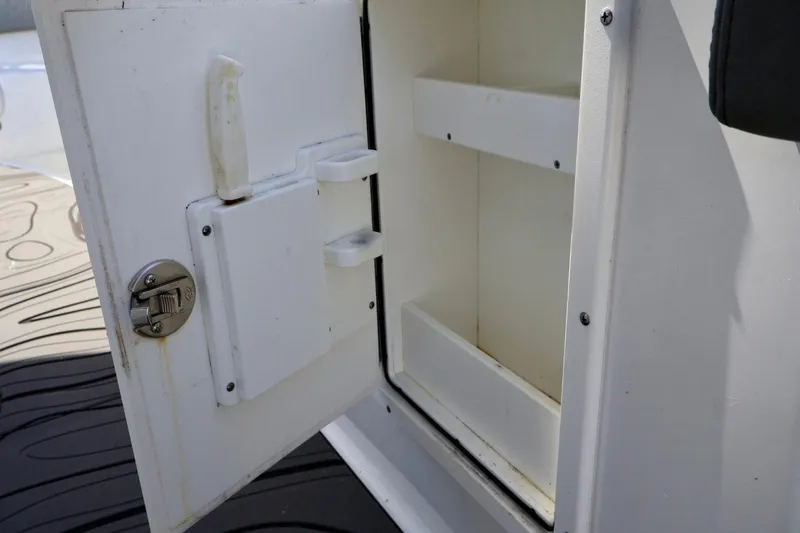 Slide: The Image of Open storage compartment on 2022 Sea Hunt Gamefish 30 Coffin Box boat. - 20