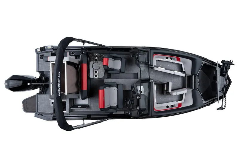 Slide: The Image of Manufacturer Provided Image: 2025 Princecraft Ventura 230 WRL boat, top view, sleek design, spacious seating, modern features. - 6