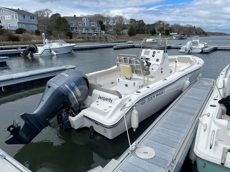 The Image of 2024 Key West 239 FS boat docked with Yamaha engine. - 0