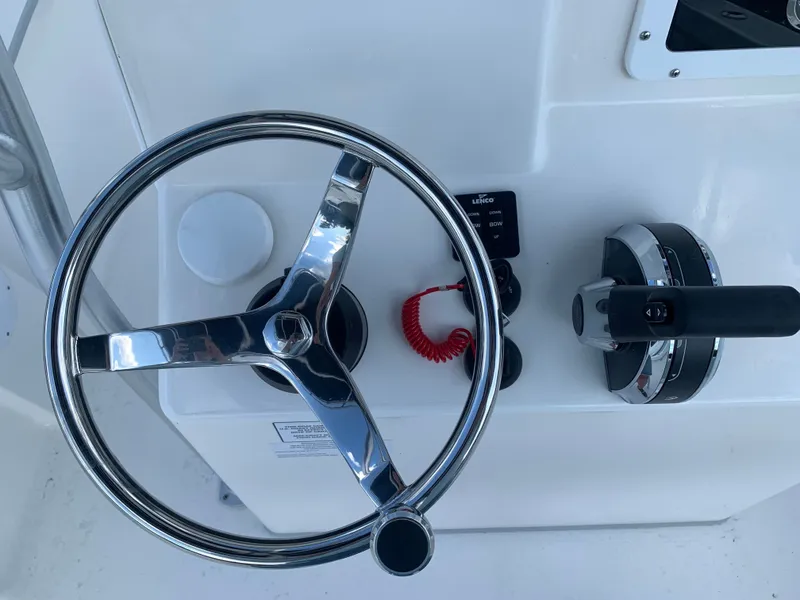 Slide: The Image of Steering console of May-Craft 208 CC boat, year 2023. - 3
