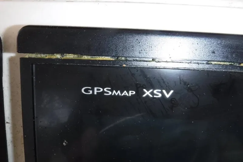 Slide: The Image of Close-up of GPSMAP XSV device on 2014 Grady-White Freedom 335 boat. - 21