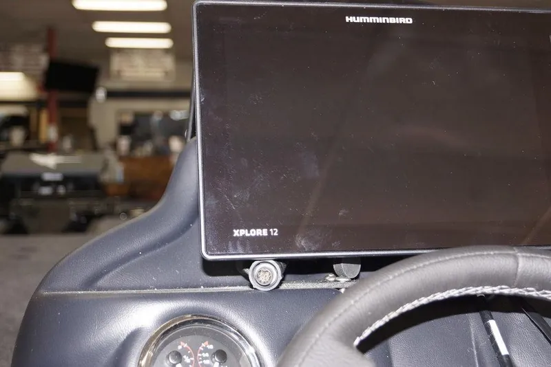 Slide: The Image of Dashboard of a 2026 Phoenix 721 ZXL with Humminbird Xplore 12 display. - 22