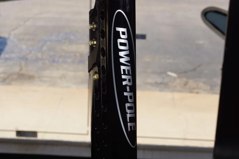 Slide: The Image of Power-Pole anchor on 2026 Phoenix 721 ZXL boat, close-up view. - 29