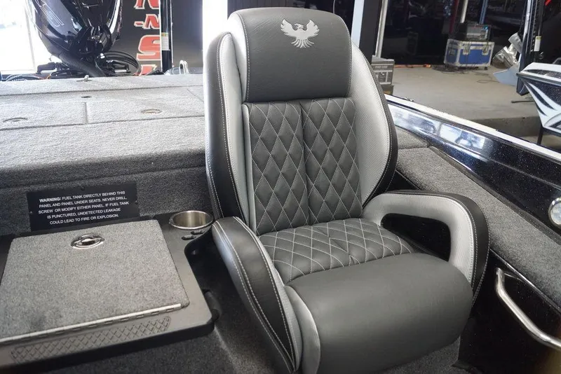Slide: The Image of 2026 Phoenix 721 ZXL boat seat with diamond stitching and logo embroidery. - 30