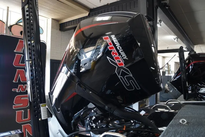 Slide: The Image of 2026 Phoenix 721 ZXL with Mercury Pro XS engine in showroom display. - 6