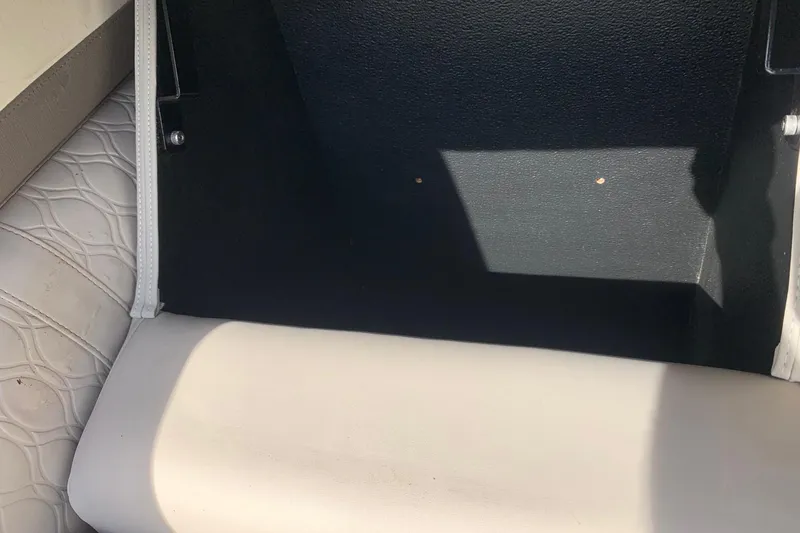 Slide: The Image of 2024 Avalon Catalina Quad Lounge interior seating detail with textured upholstery. - 17