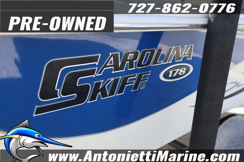 Slide: The Image of Pre-owned 2016 Carolina Skiff 178 DLV boat for sale at Antonietti Marine. - 11