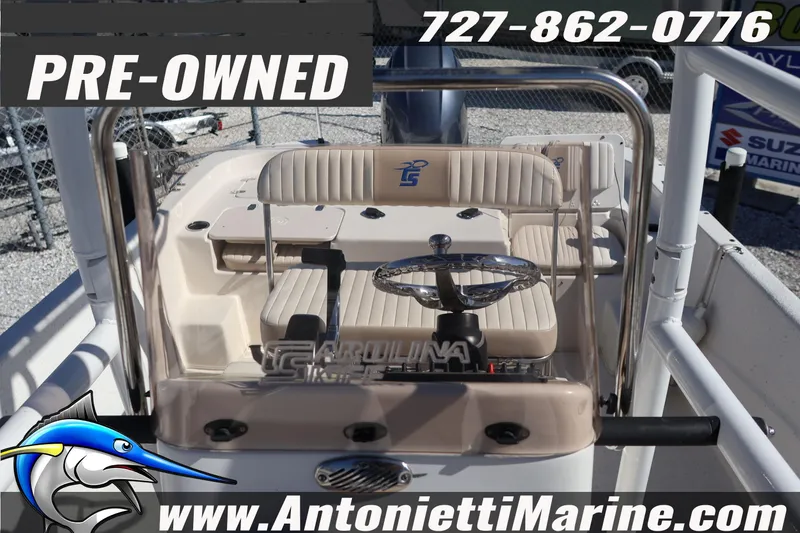 Slide: The Image of Pre-owned 2016 Carolina Skiff 178 DLV boat for sale at Antonietti Marine. - 19