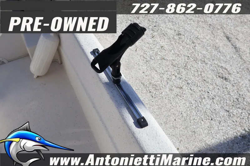 Slide: The Image of Pre-owned 2016 Carolina Skiff 178 DLV boat detail with contact information. - 20