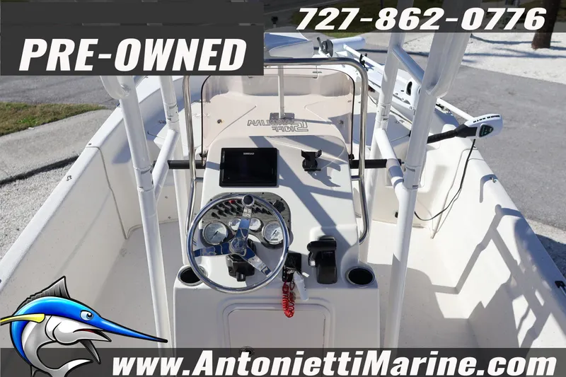 Slide: The Image of Pre-owned 2016 Carolina Skiff 178 DLV boat for sale at Antonietti Marine. - 30