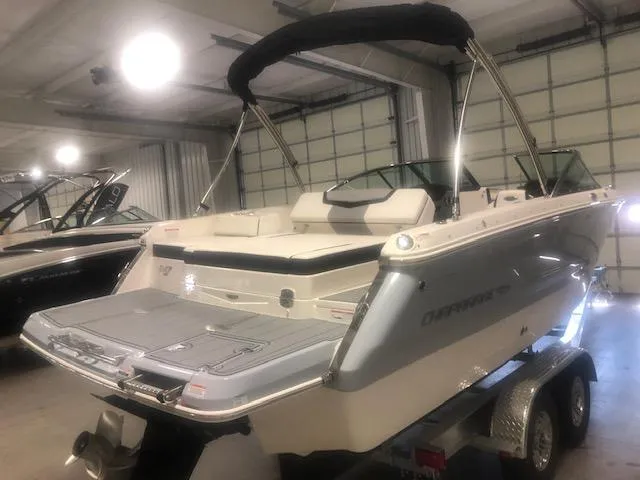 The Image of 2022 Chaparral 247 SSX boat in warehouse on trailer. - 0