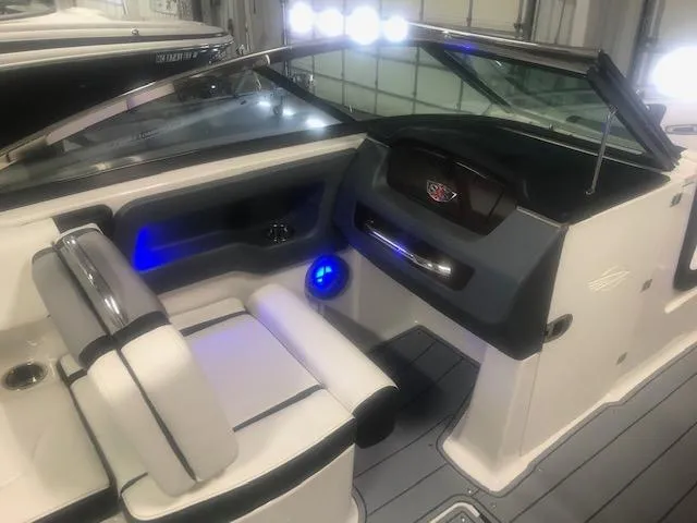 Slide: The Image of Interior of 2022 Chaparral 247 SSX with modern features. - 10