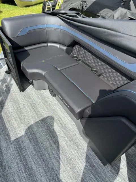 Slide: The Image of Luxurious seating in Bennington S Series 22 SSR 2026 pontoon boat. - 9