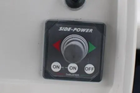 Slide: The Image of Control panel for Side-Power thruster on 1986 Lynnwood Flybridge Sedan. - 34