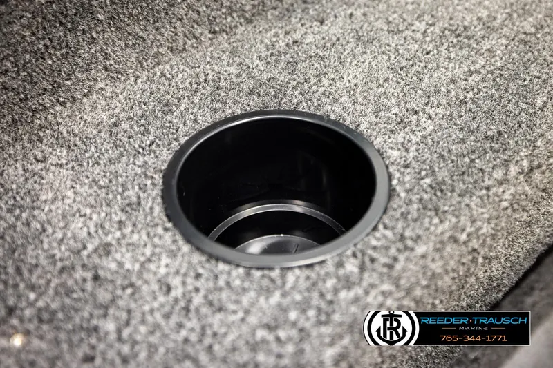 Slide: The Image of Cup holder on 2026 Lund 1775 Adventure Sport boat with carpeted surface. - 38