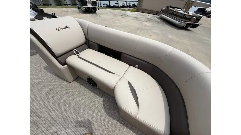 Slide: The Image of Bentley Pontoons Legacy Quad Swing Back 223 2026 - 11