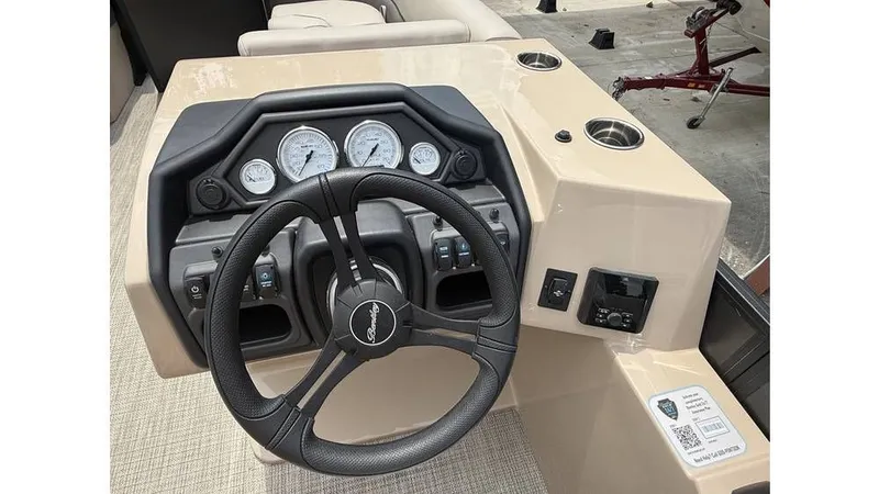 Slide: The Image of Bentley Pontoons Legacy Quad Swing Back 223 2026 - 16