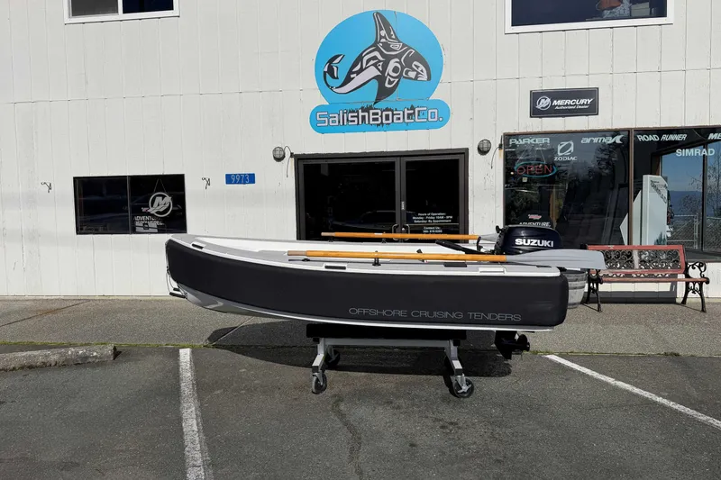 The Image of OC Tenders OC-300 boat outside Salish Boat Co. store, 2020 model. - 1