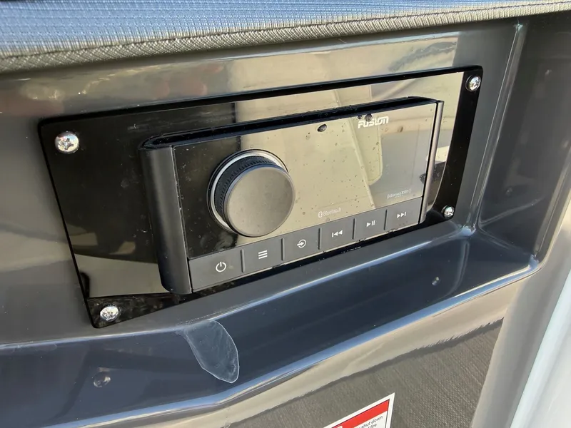 Slide: The Image of Monterey 224FS 2023 boat audio system with Bluetooth control. - 20