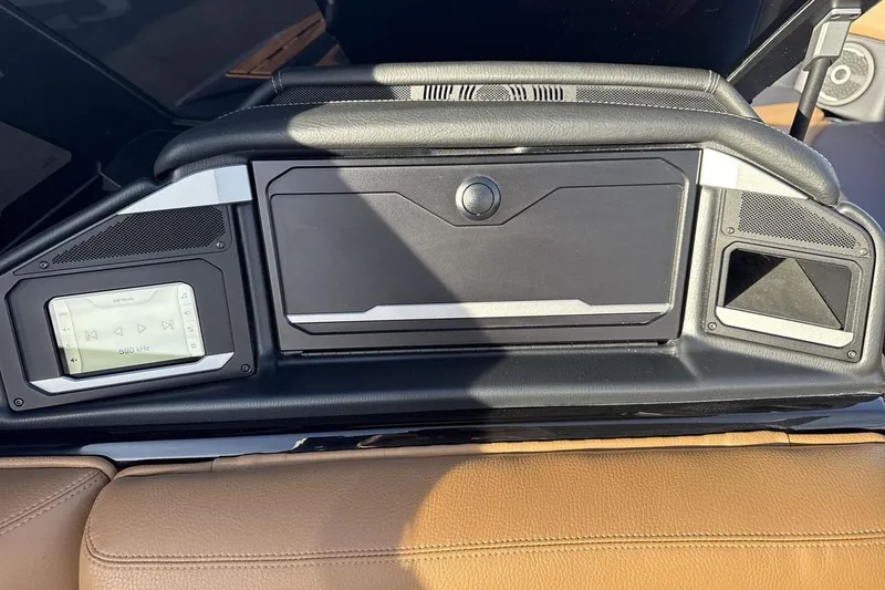 Slide: The Image of Dashboard of 2026 Supra SE 550 with modern controls and display. - 18