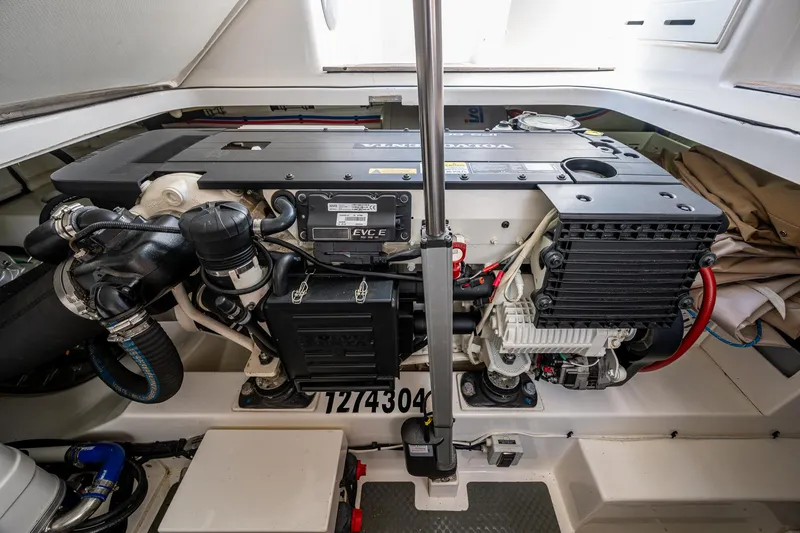 Slide: The Image of Engine room of 2017 Grand Banks 44 Eastbay SX. - 48