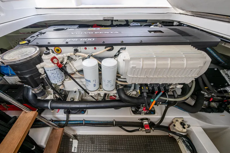 Slide: The Image of Volvo Penta IPS 600 engine in 2017 Grand Banks 44 Eastbay SX. - 49