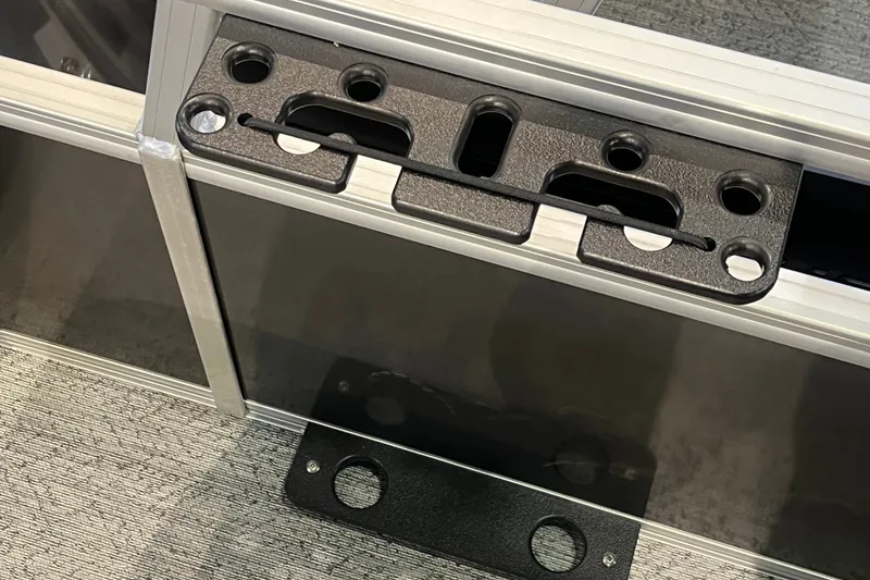 Slide: The Image of Close-up of Sun Tracker Bass Buggy 18 DLX 2026 boat component detail. - 25