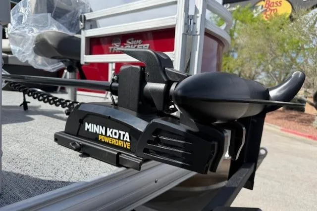 Slide: The Image of 2026 Sun Tracker Bass Buggy 18 DLX with Minn Kota PowerDrive motor. - 3