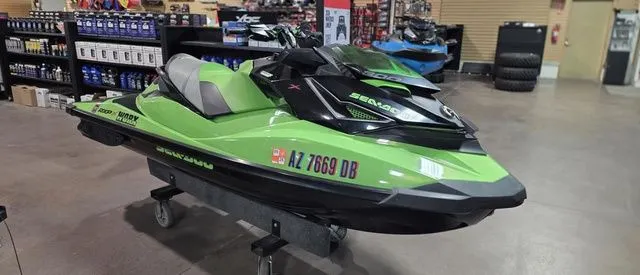 Slide: The Image of Sea-Doo RXP-X 300 California Green Metallic And Black 2020 - 3