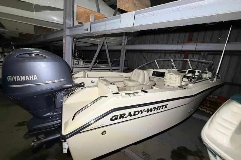 The Image of 2020 Grady-White Freedom 192 boat with Yamaha engine in storage. - 1
