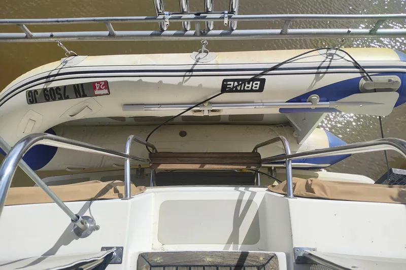 Slide: The Image of Hard bottom inflatable dinghy attached. - 16