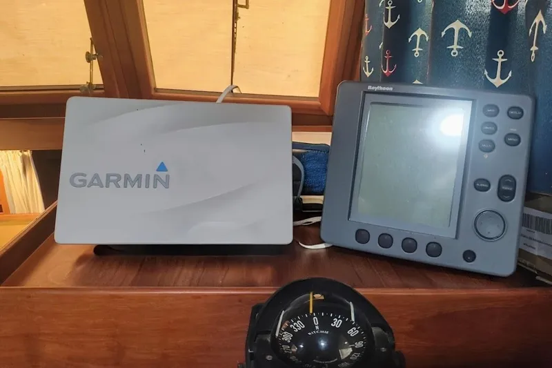 Slide: The Image of Garmin and Raytheon navigation devices - 25