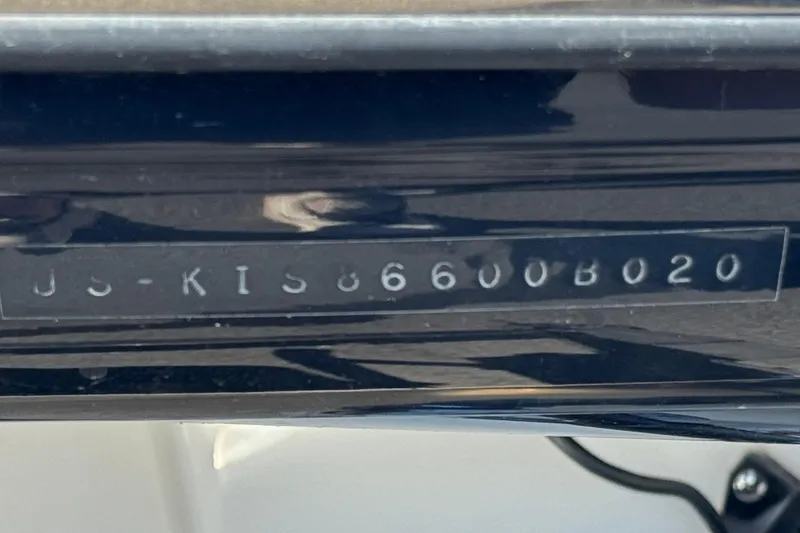 Slide: The Image of 2020 Crownline Eclipse E255 SURF boat identification number on hull. - 42