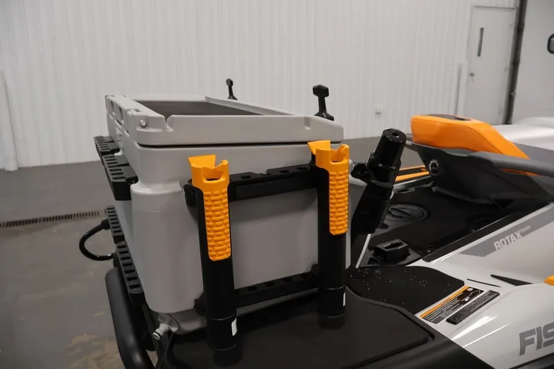 Slide: The Image of 2026 Sea-Doo FishPro Trophy 170 with fishing gear storage and accessories. - 20