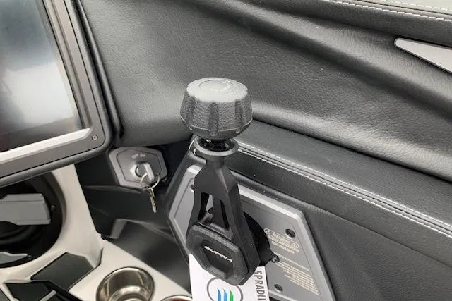 Slide: The Image of 2026 Supra SA 450 interior, featuring a control lever and dashboard details. - 15