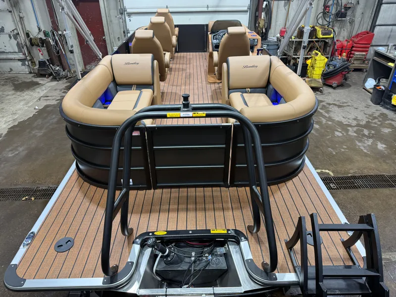 Slide: The Image of 2026 Bentley Pontoons Legacy 220 Navigator DL interior view. - 6