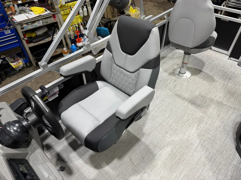 Slide: The Image of Interior of Tahoe Sport Rear Fish 2180, luxurious seating, 2026 model. - 11