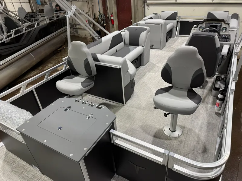Slide: The Image of Interior view of 2026 Tahoe Sport Rear Fish 2180 boat. - 23