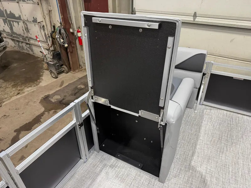 Slide: The Image of Interior of the 2026 Tahoe Sport Rear Fish 2180 model. - 27