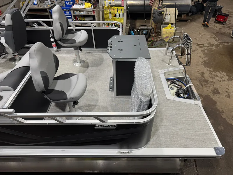 Slide: The Image of Interior view of 2026 Tahoe Sport Rear Fish 2180 boat. - 5