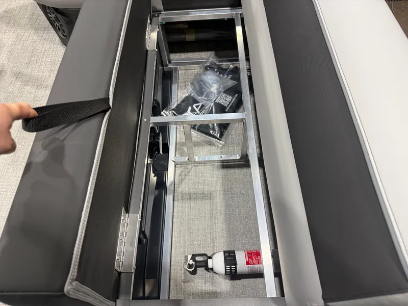 Slide: The Image of Interior view of Tahoe Sport Quad Fish 1980 Pontoon 2026. - 27