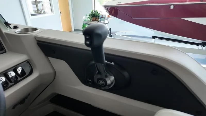 Slide: The Image of Interior of a 2025 Avalon LSZ with control lever. - 16