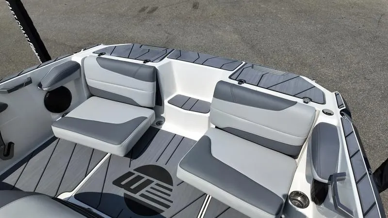 Slide: The Image of Interior of 2025 Malibu TXi with gray seating and modern design. - 14