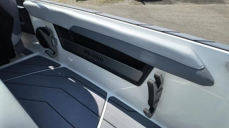 Slide: The Image of Interior of 2025 Malibu TXi with gray upholstery. - 18