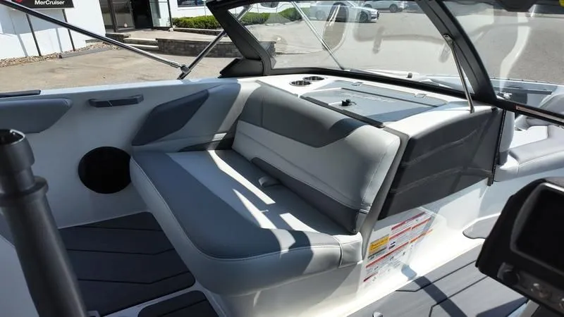 Slide: The Image of 2025 Malibu TXi interior with gray seating and dashboard. - 20