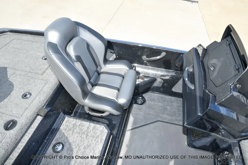 Slide: The Image of 2025 Nitro Z21 XL Pro Dual Console boat seat and helm console. - 48