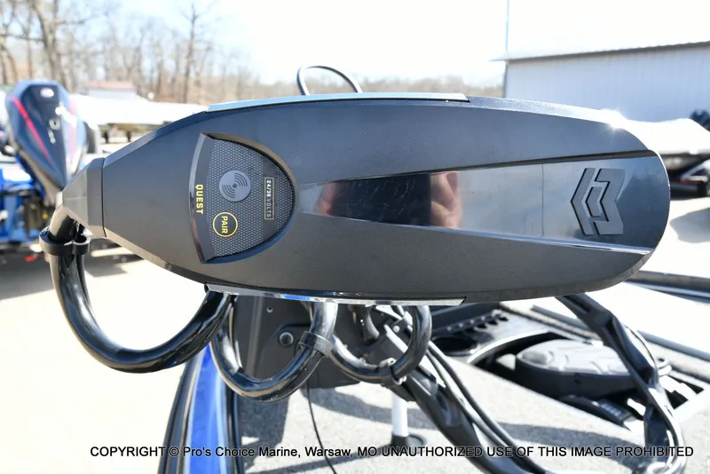 Slide: The Image of Close-up of control unit on a 2025 Nitro Z21 XL Pro Dual Console. - 5