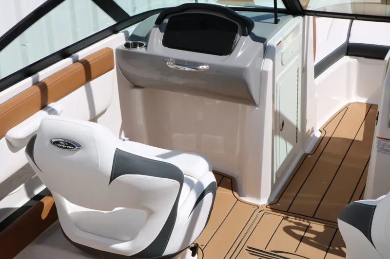 Slide: The Image of Interior of 2026 Chaparral 21 SSi with modern design. - 22